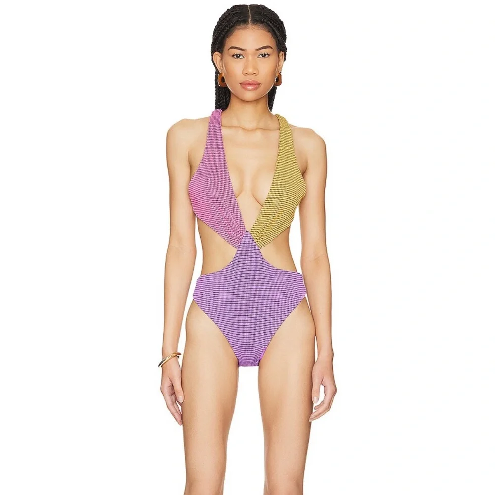 NWOT Revolve Agua Bendita Malibu One Piece Bathing Suit - Picture 4 of 8